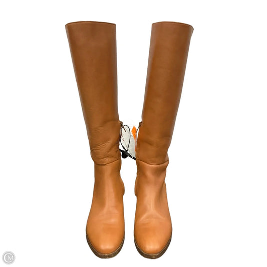 Boots Mid-calf Flats By J. Crew In Brown, Size: 7.5