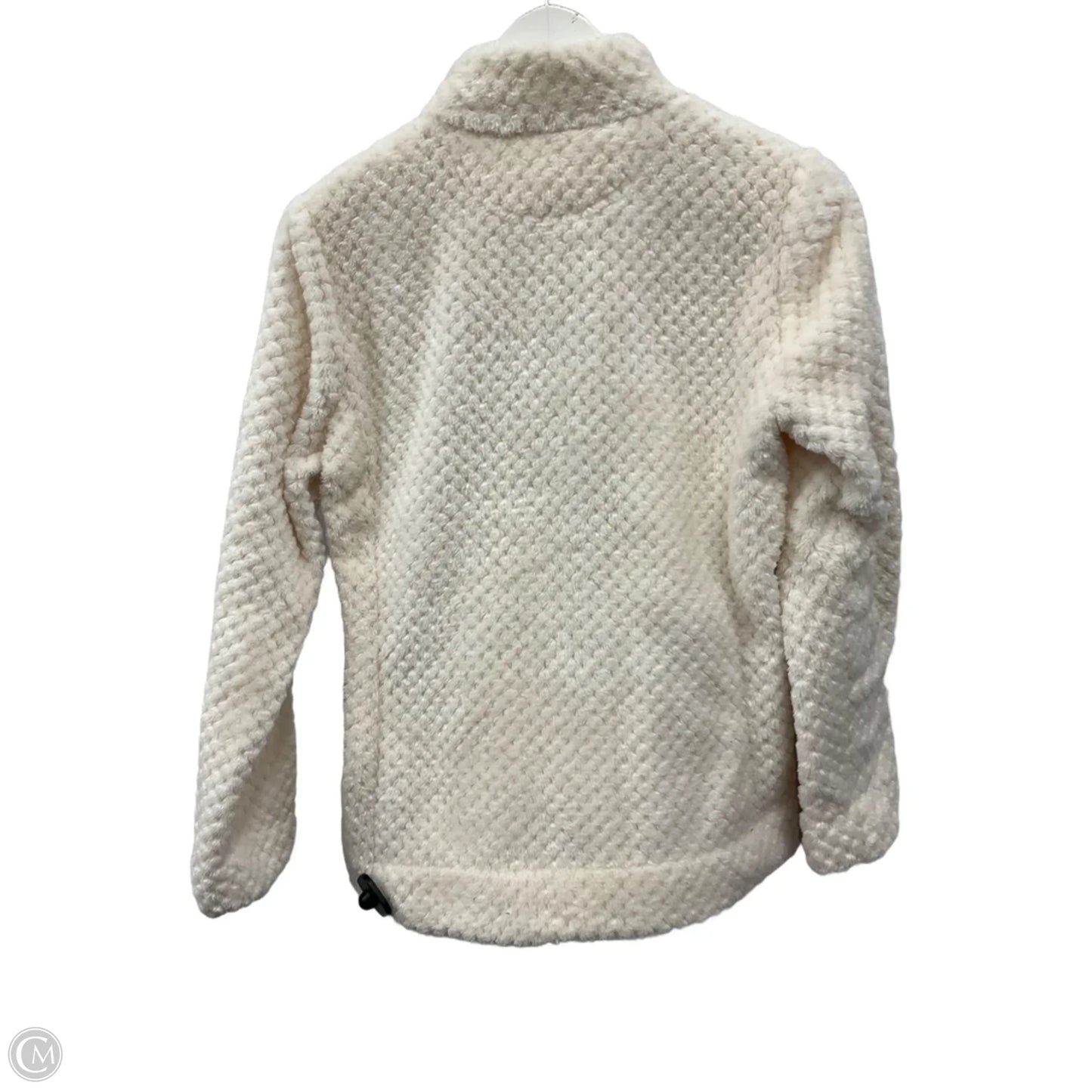 Jacket Fleece By Calvin Klein In Cream, Size: S
