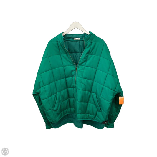 Jacket Puffer & Quilted By Oddi In Green, Size: 3x