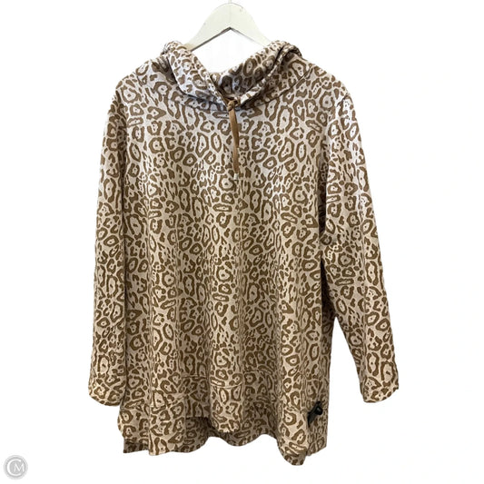 Top Long Sleeve By Any Body In Animal Print, Size: 2x