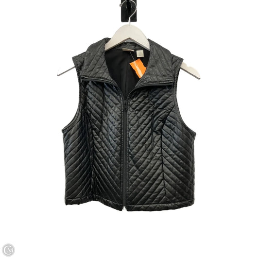 Vest Puffer & Quilted By Chicos In Black, Size: M