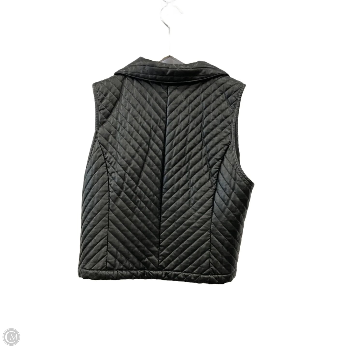 Vest Puffer & Quilted By Chicos In Black, Size: M