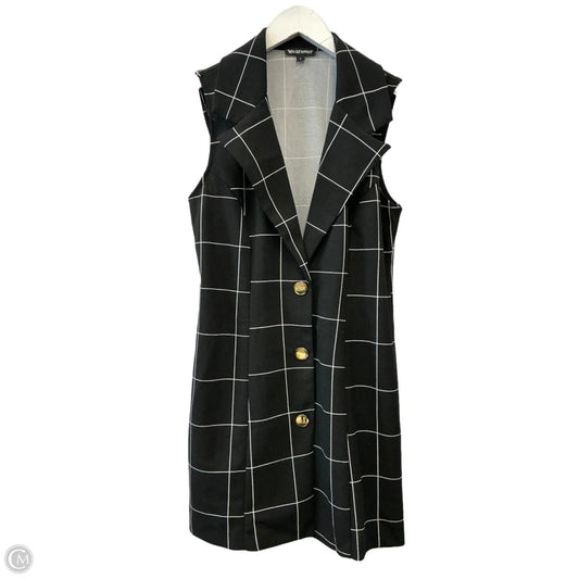 Vest Other By Clothes Mentor In Black & White, Size: S
