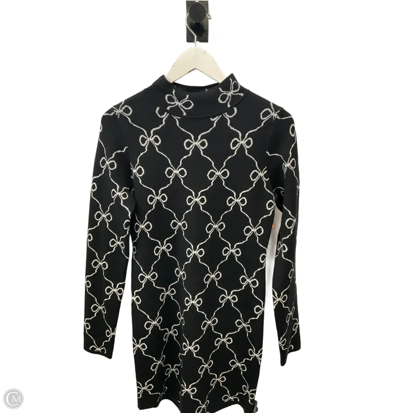 Dress Sweater By Jolie & Joy In Black & White, Size: L