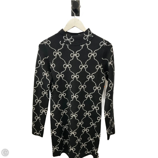 Dress Sweater By Jolie & Joy In Black & White, Size: L