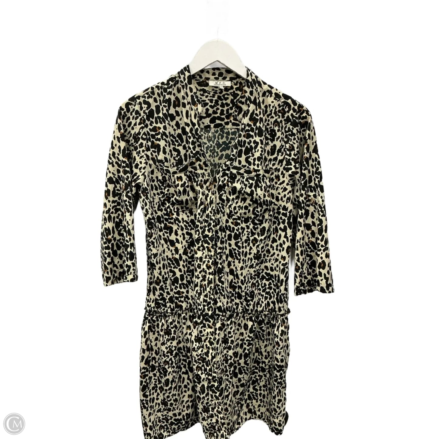 Dress Casual Midi By Mph In Animal Print, Size: M