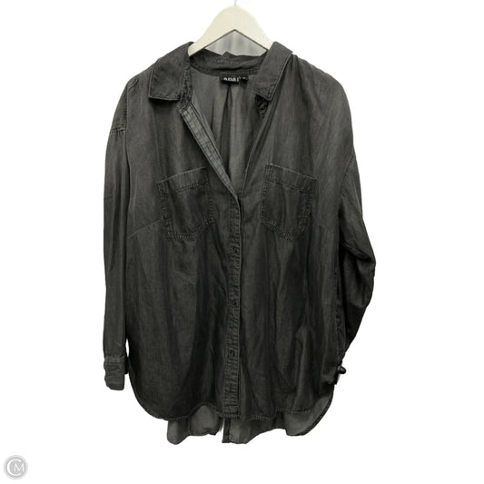 Top Long Sleeve By Ana In Black, Size: 1x