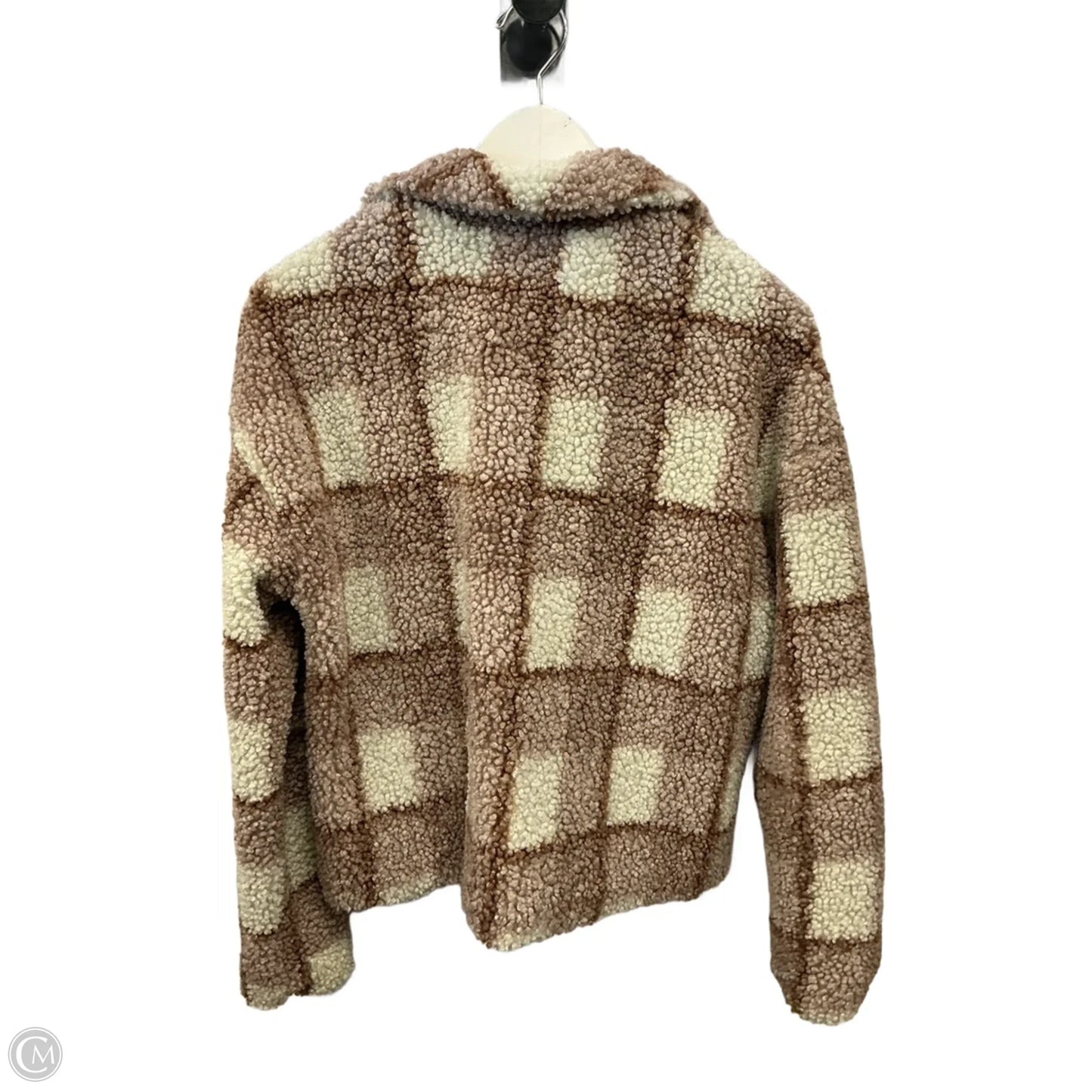 Jacket Faux Fur & Sherpa By Stoosh In Mauve, Size: S