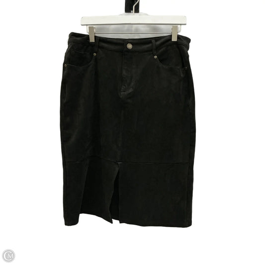Skirt Midi By Falls Creek In Black, Size: 14