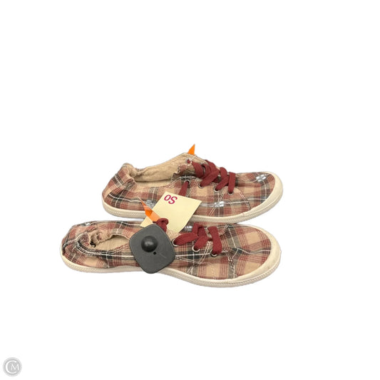 Shoes Sneakers By So In Tan, Size: 8