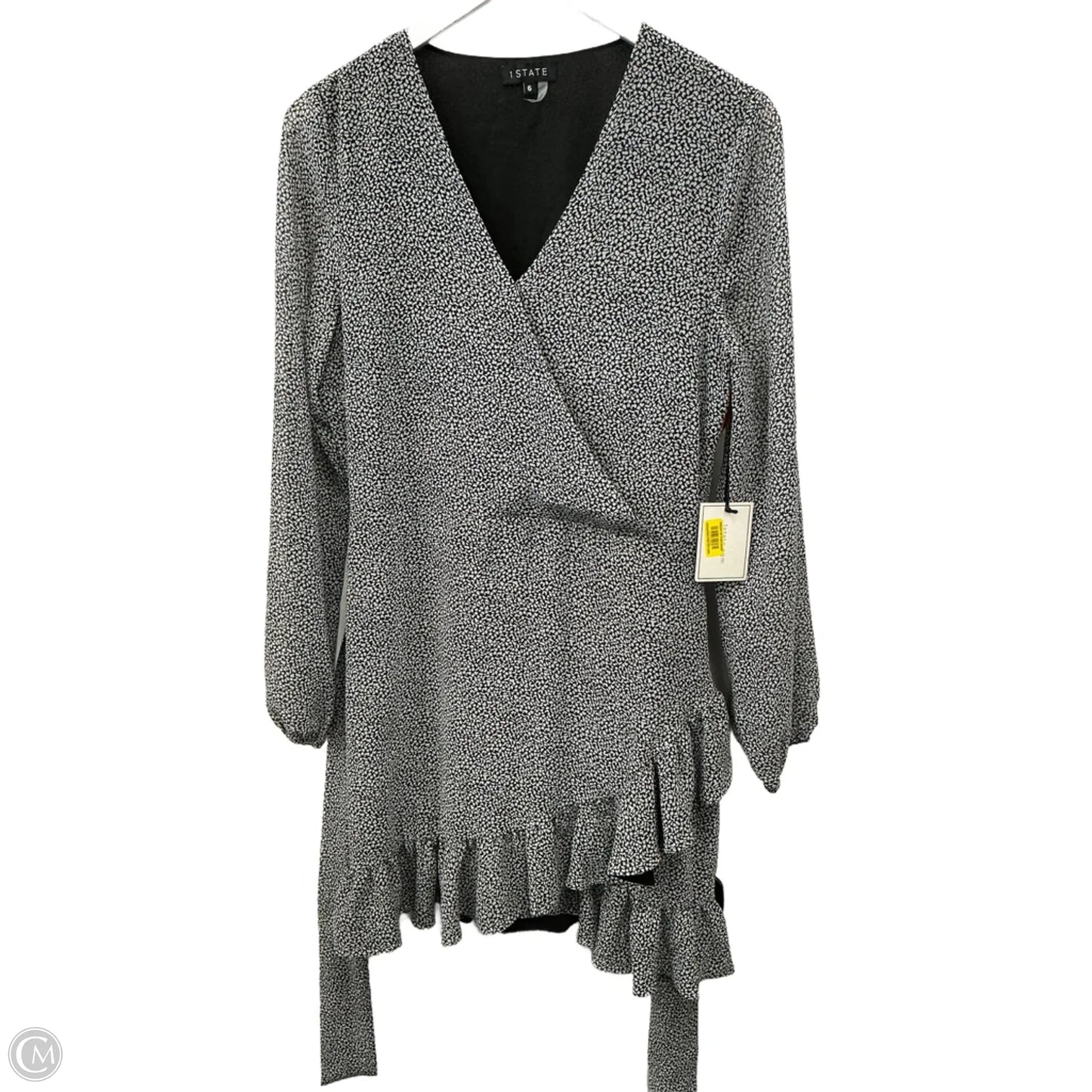 Dress Casual Midi By 1.state In Black & White, Size: S