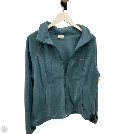 Athletic Jacket By Columbia In Teal, Size: Xl