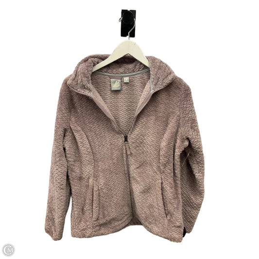 Jacket Faux Fur & Sherpa By Clothes Mentor In Purple, Size: M
