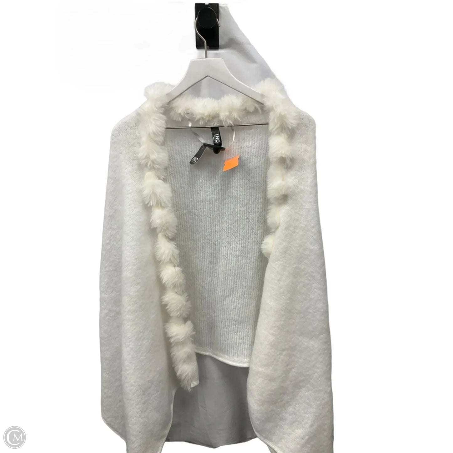 Shawl By Inc In White, Size: Osfm