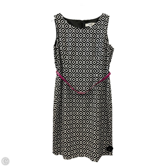 Dress Work By Jones Studio In Black & White, Size: Xl