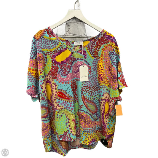 Top Short Sleeve By Emily Wonder In Multi-colored, Size: M