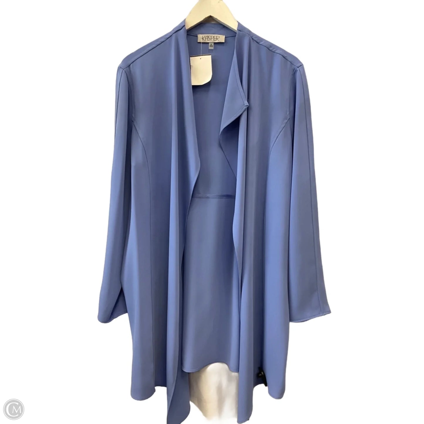 Cardigan By Kasper In Purple, Size: Xl