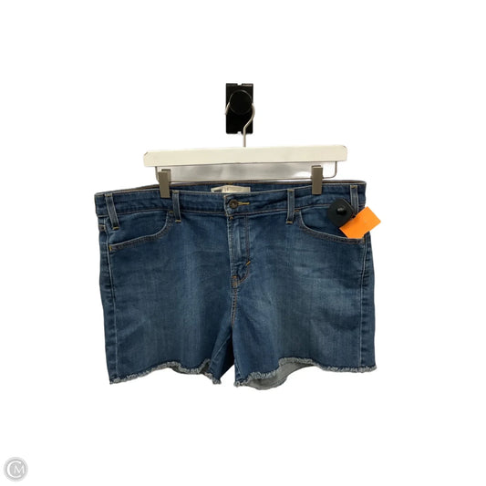 Shorts By Levis In Blue Denim, Size: 16