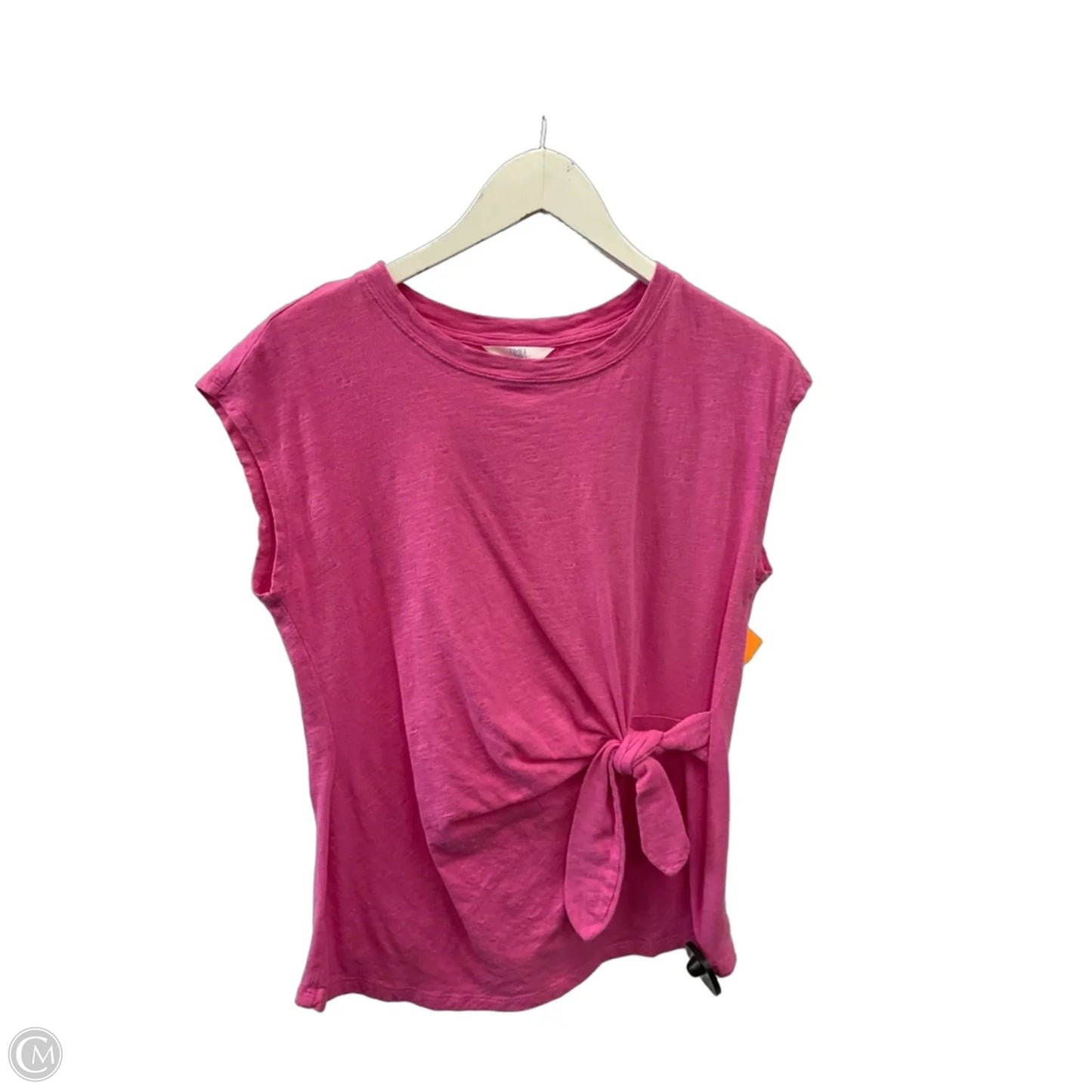 Top Short Sleeve By Time And Tru In Pink, Size: S