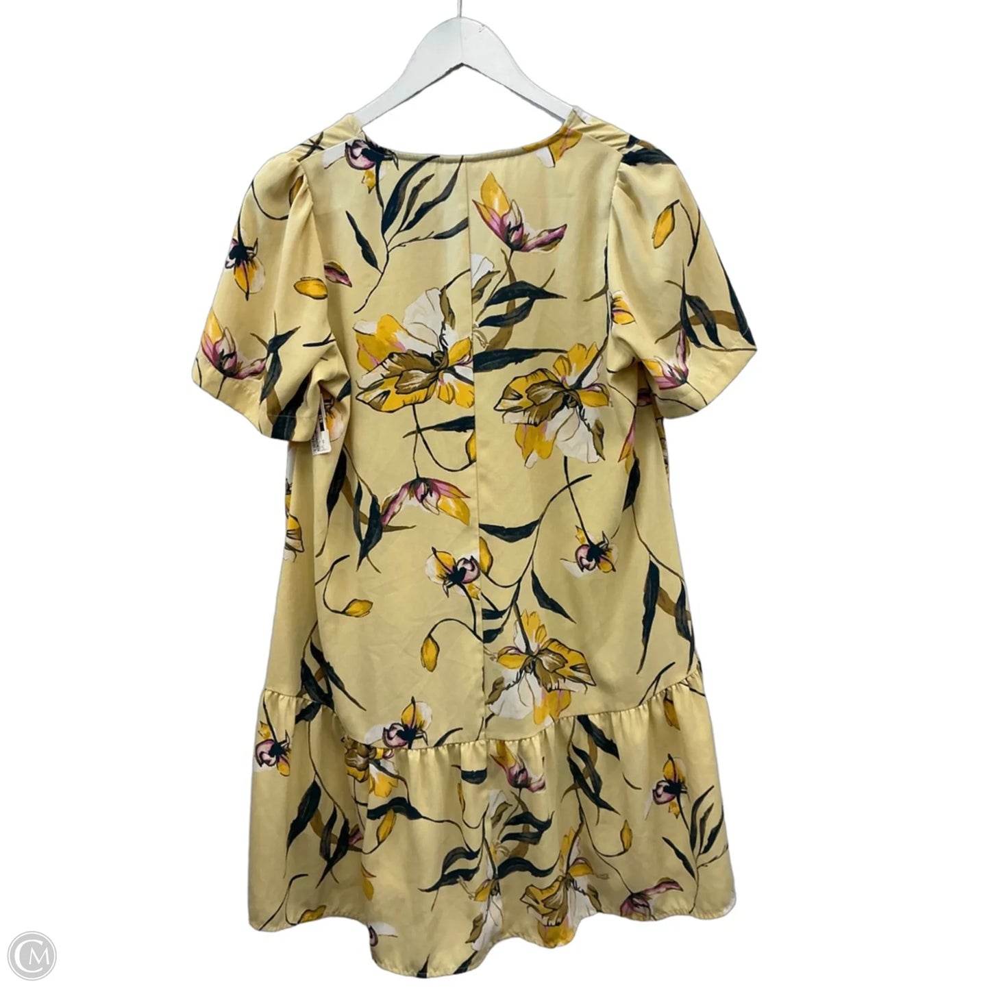 Dress Casual Short By A New Day In Yellow, Size: Xs