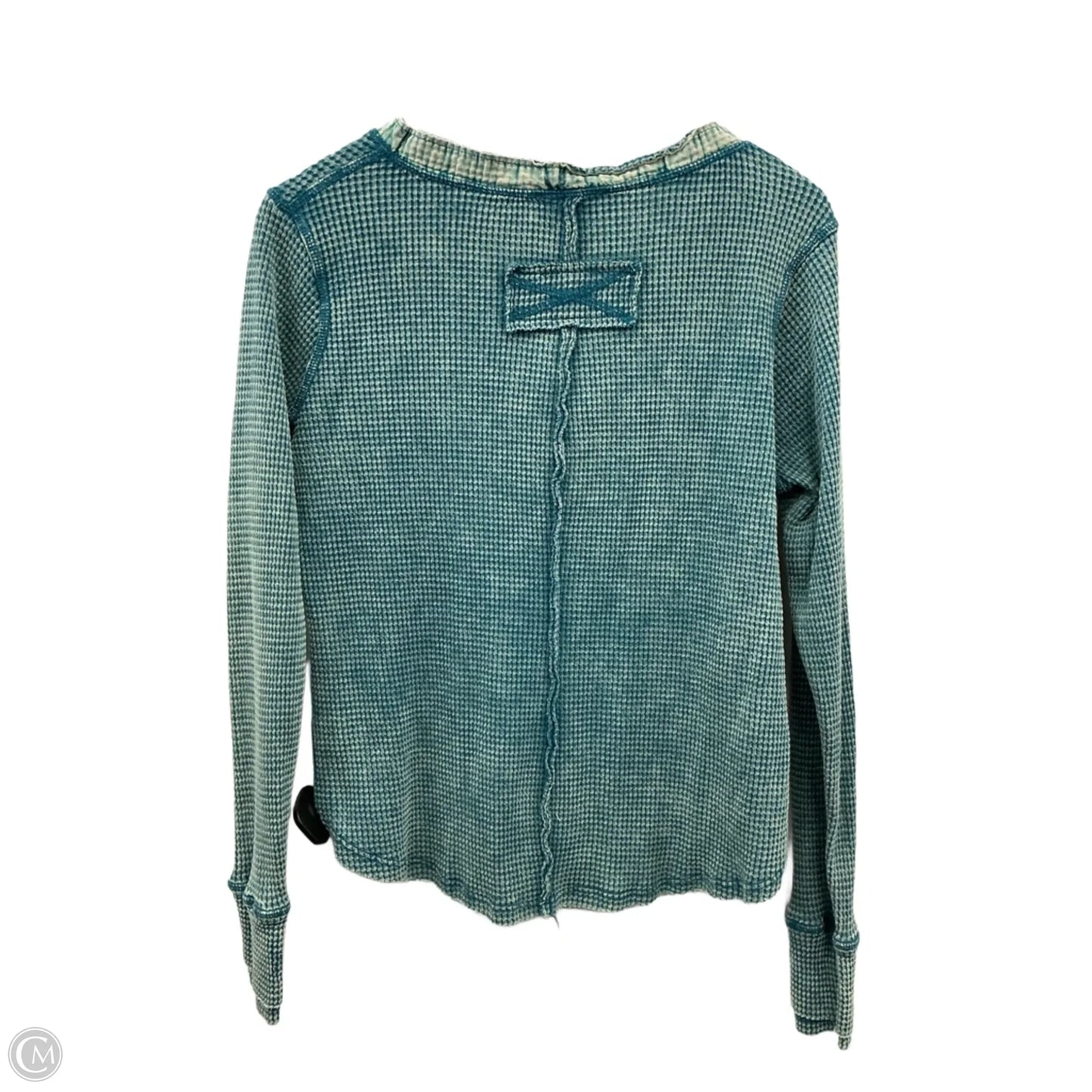Top Long Sleeve By Zenana In Teal, Size: S