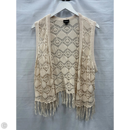 Vest Other By Torrid In Cream, Size: 2x
