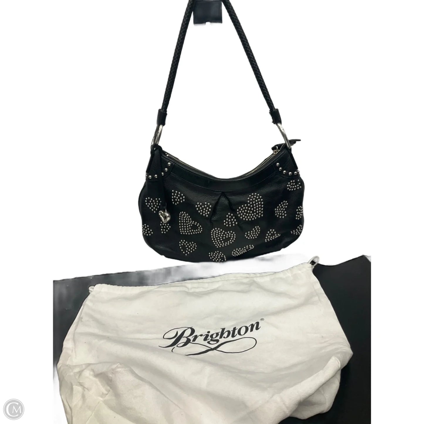 Handbag Leather By Brighton, Size: Medium