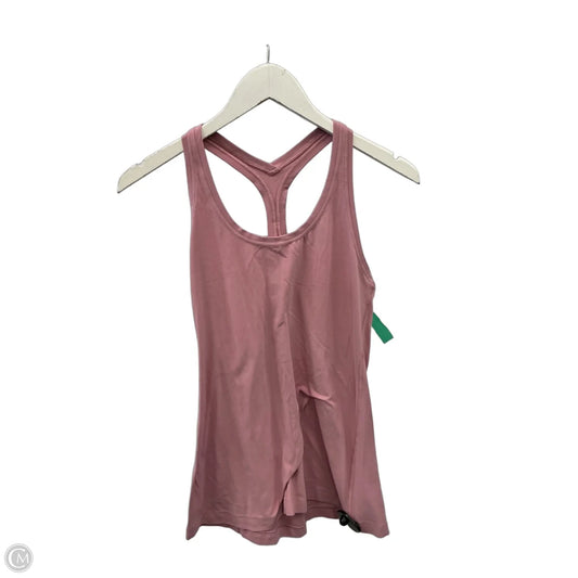 Athletic Tank Top By Lululemon In Pink, Size: M