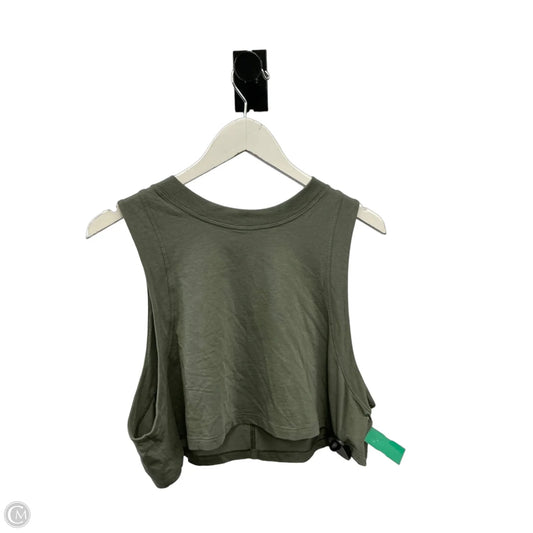 Athletic Top Short Sleeve By Lululemon In Green, Size: S