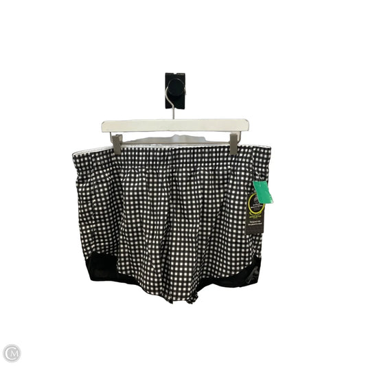 Athletic Shorts By Athletic Works In Black & White, Size: Xl