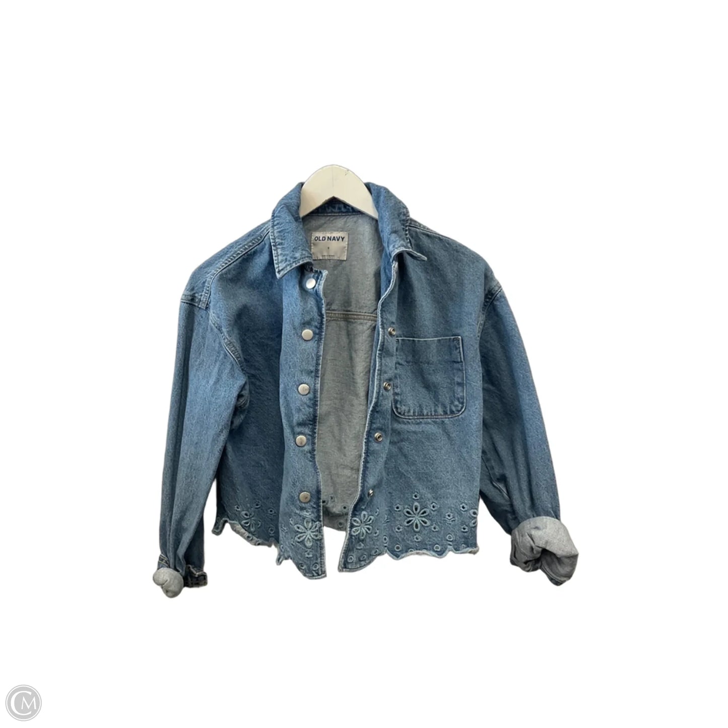 Jacket Denim By Old Navy In Blue Denim, Size: S