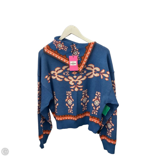 Sweater By Thml In Blue & Orange, Size: S