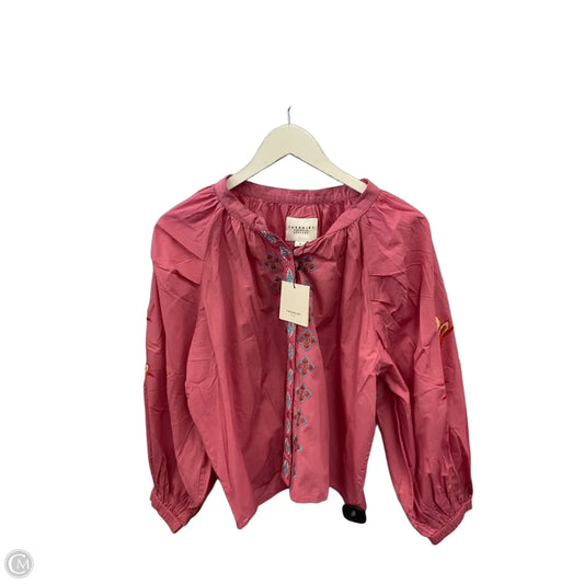 Top Long Sleeve By Clothes Mentor In Pink, Size: S