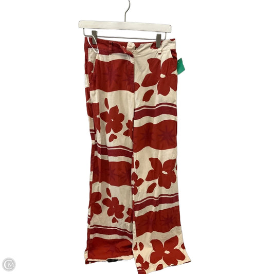 Pants Wide Leg By Clothes Mentor In Orange, Size: 4