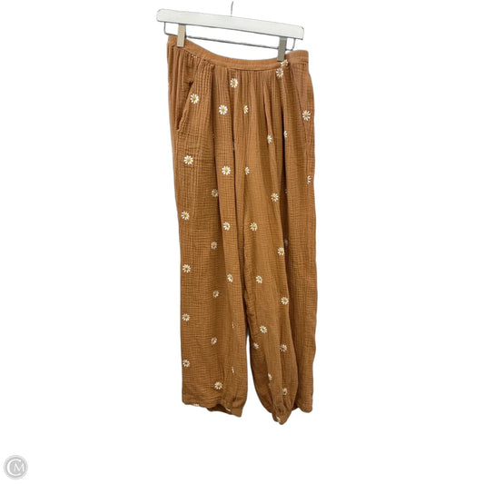 Pants Wide Leg By Clothes Mentor In Brown, Size: 12
