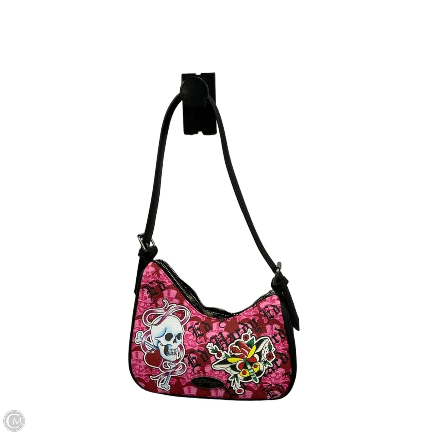 Handbag By Ed Hardy, Size: Medium