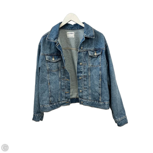 Jacket Denim By Old Navy In Blue Denim, Size: L