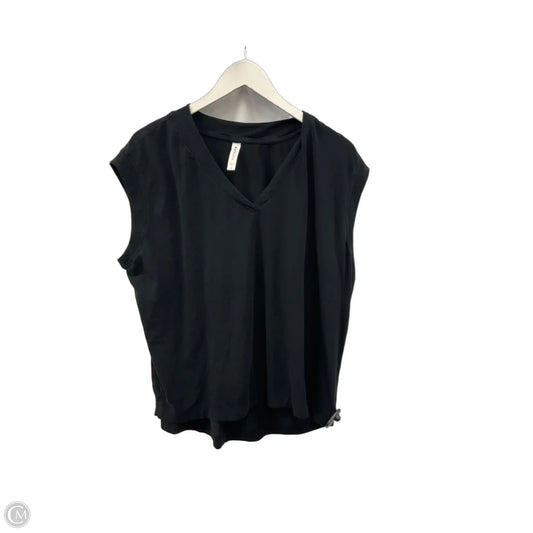 Athletic Top Short Sleeve By Athleta In Black, Size: 1x