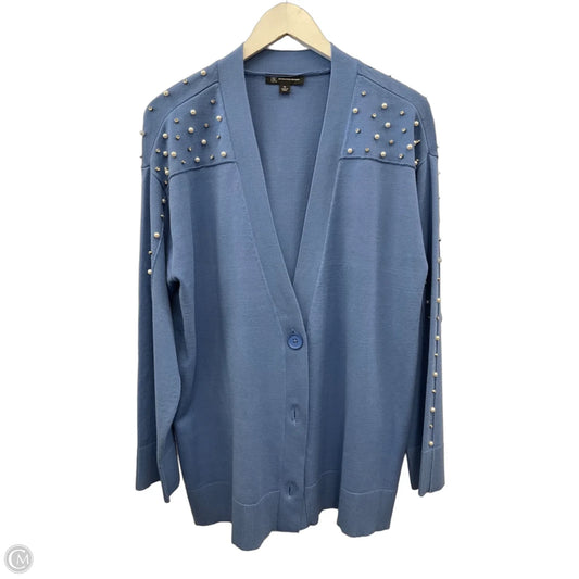 Sweater Cardigan By Inc In Blue, Size: Xl