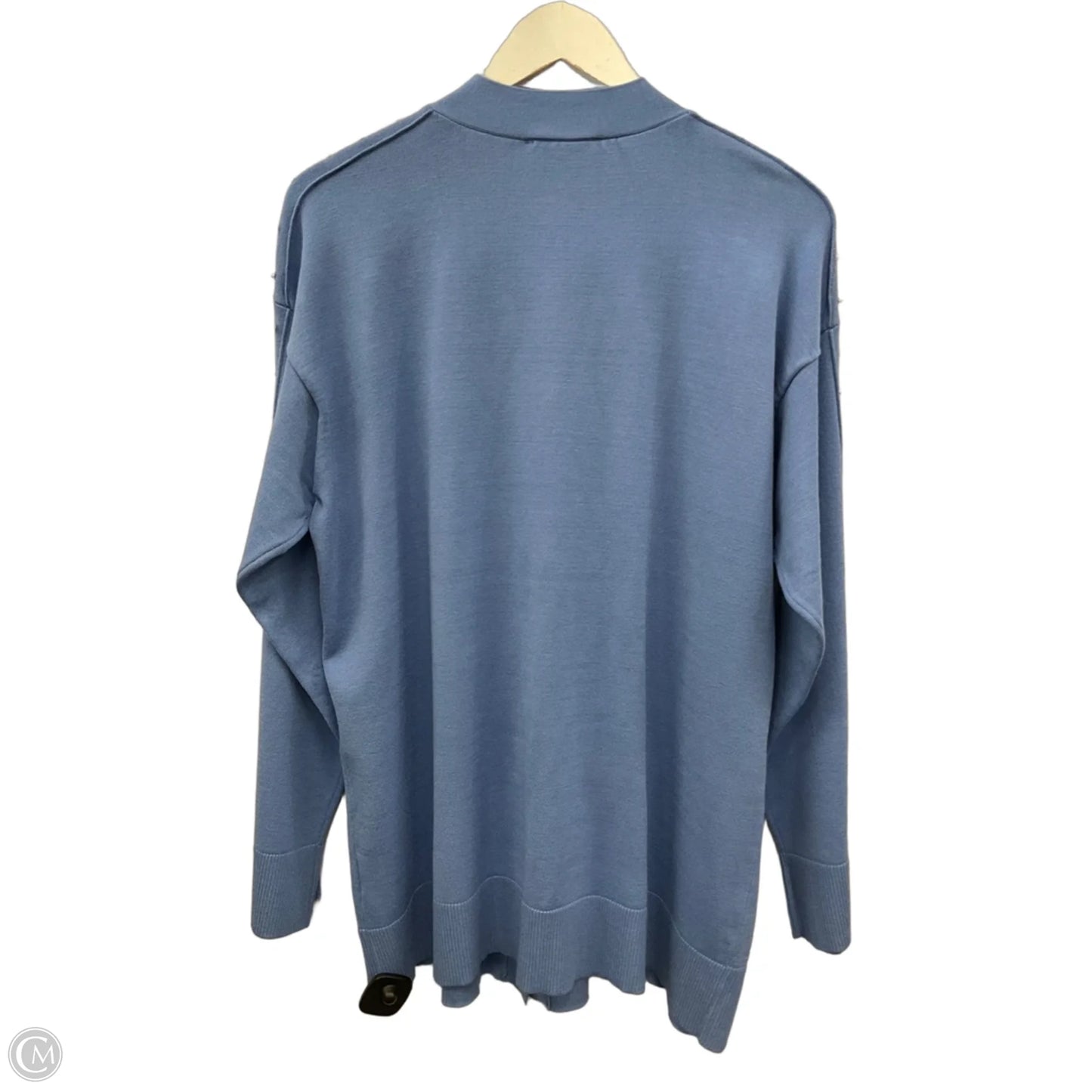 Sweater Cardigan By Inc In Blue, Size: Xl
