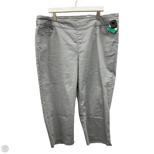 Capris By Blair In Grey, Size: 18