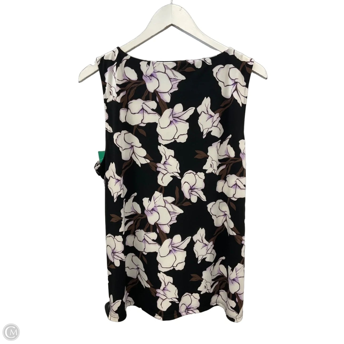 Top Sleeveless By White House Black Market In Black & White, Size: Xl