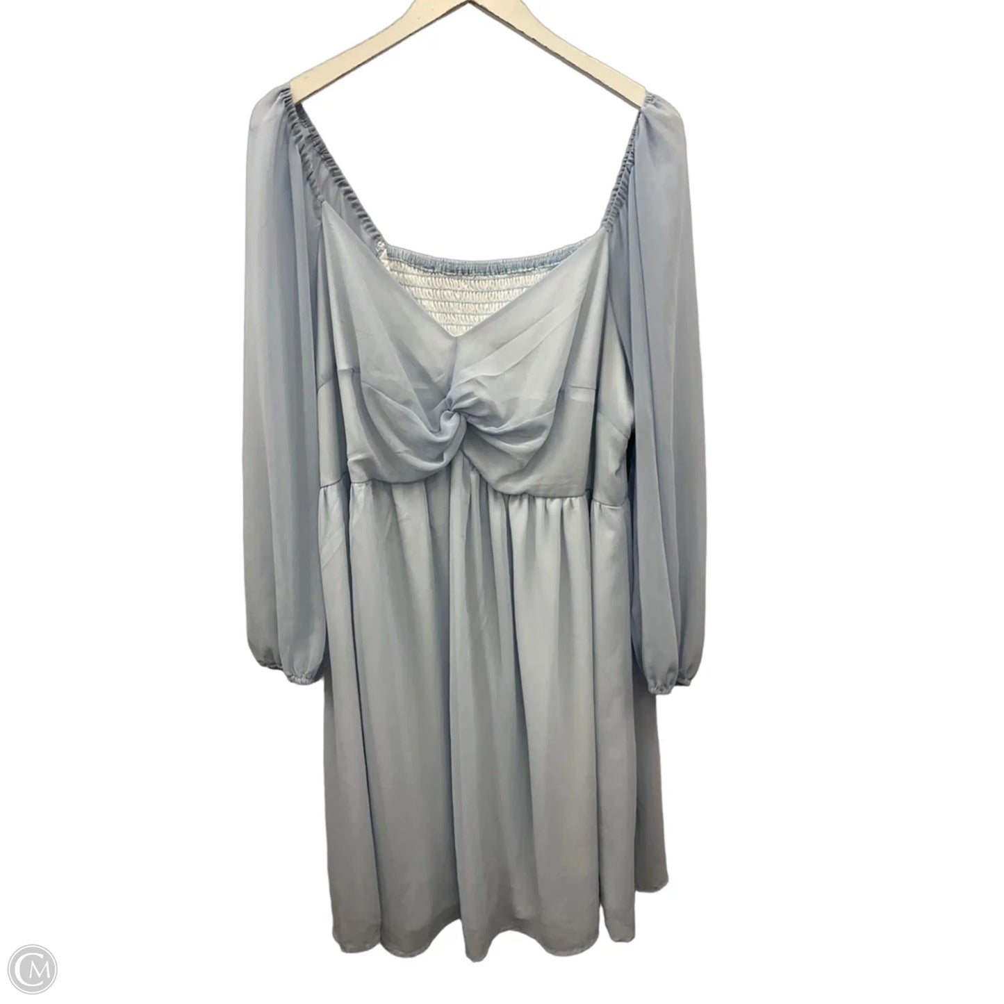 Dress Casual Midi By Clothes Mentor In Blue, Size: 3x