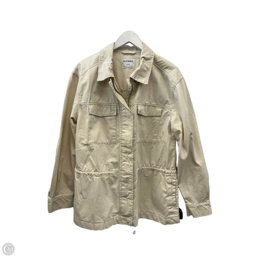 Jacket Utility By Old Navy In Cream, Size: S