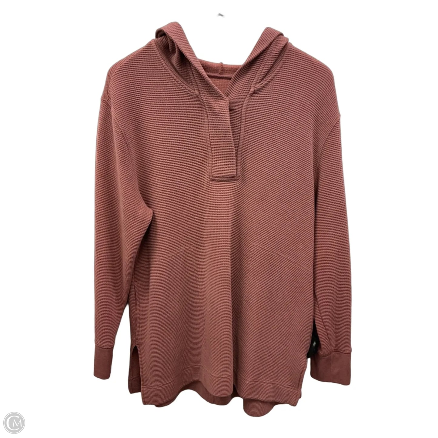 Sweatshirt Hoodie By Athleta In Pink, Size: M