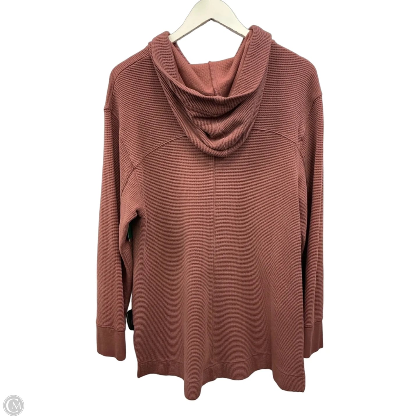 Sweatshirt Hoodie By Athleta In Pink, Size: M