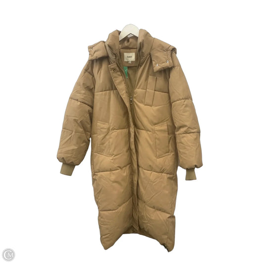 Coat Puffer & Quilted By Clothes Mentor In Tan, Size: Xl