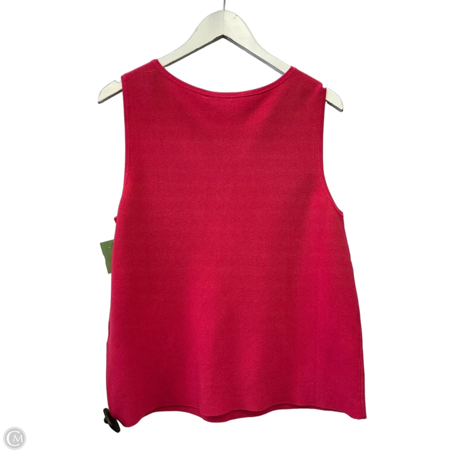 Top Sleeveless By Chicos In Pink, Size: L