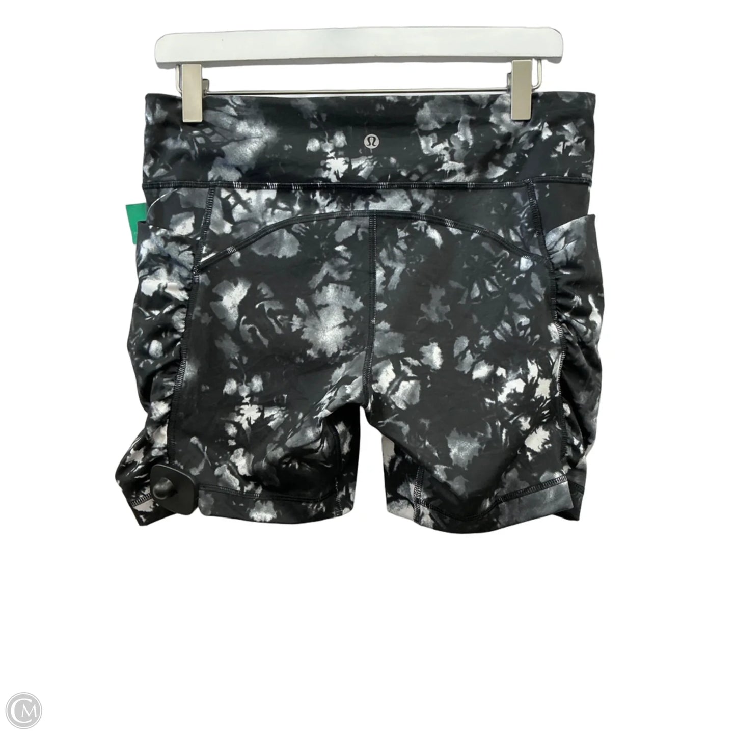 Athletic Shorts By Lululemon In Black & Grey, Size: 10