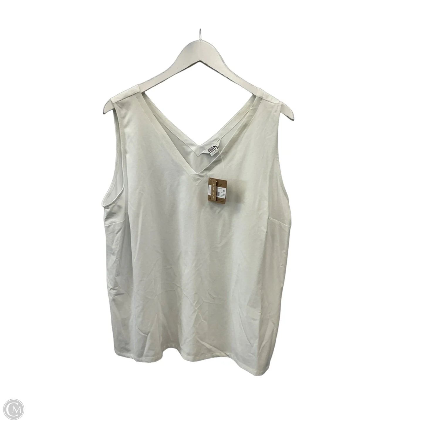 Top Sleeveless By Eddie Bauer In White, Size: Xl